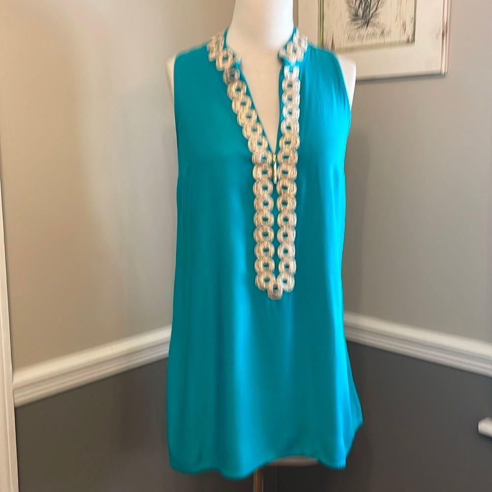 LILLY PULITZER Jane Sift Mini Dress Agate Green 6